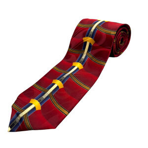 Campanello‎ 100% Silk Dress Tie Multicolor Bold Abstract Pattern 58" 4"